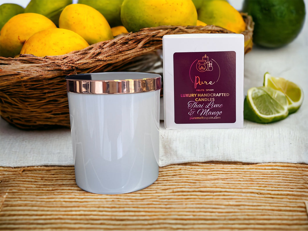Thai Lime & Mango Luxury Soy wax Candle - OUT OF STOCK